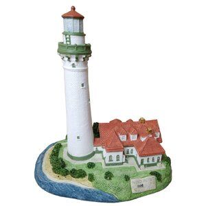 Harbour Lights Wind Point WI HL 154 1995 1008/9500 COA ID Lighthouse Red Roof